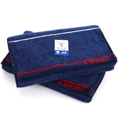 

Gold cotton towel home textile satin sports towel blue 2 loaded 120 25cm 125g