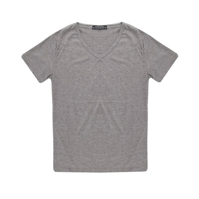 

New Fashion Men Slim Fit Cotton V-Neck Short Sleeve Casual T-Shirt Tops Hot