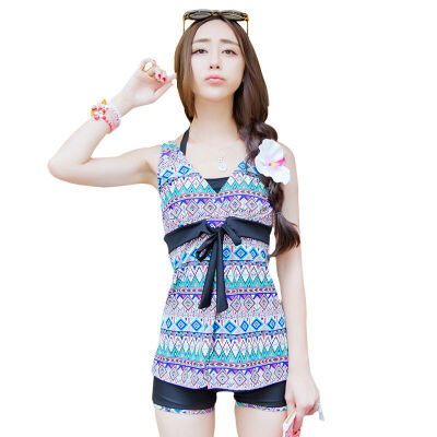 

QIHAI Small chest gathered Korean version new style sexy swimwear female cover the belly Slim