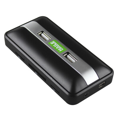

Хайле Лок HU-05 мини квадратики 7 USB2.0 расширение HUB концентратор настольных компьютеров, таких как Apple, обычный ноутбук универсальный сплиттер 80см белый