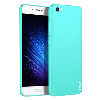 

ESCASE millet 5S mobile phone shell millet 5S mobile phone sets 515 inches millet phone shell all-inclusive paint skin texture series hard shell skin blue