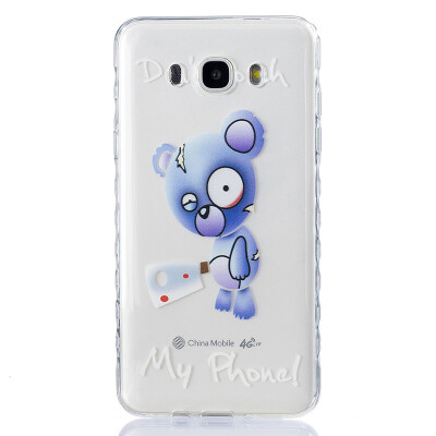 

Blue bear Pattern Soft Thin TPU Rubber Silicone Gel Case Cover for SAMSUNG Galaxy J7 2016/J710