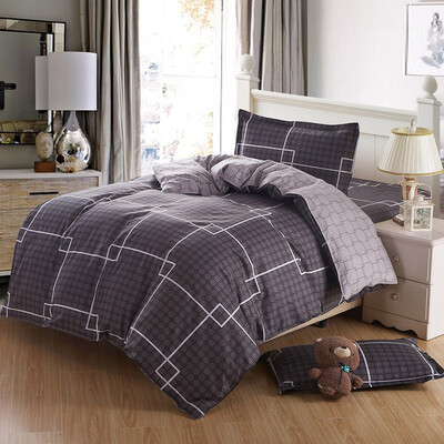 

Ying Xin home textiles cotton single three-piece student dormitory bed sheets quilt three-piece single 12 m bed garden leisure