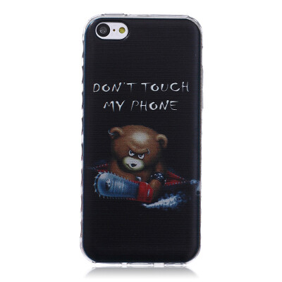 

Bear Pattern Soft Thin TPU Rubber Silicone Gel Case Cover for IPHONE 5C