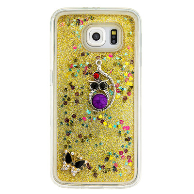 

Динамический Quicksand Блеск наливные Мягкая ТПУ чехол для SAMSUNG S6EDGE