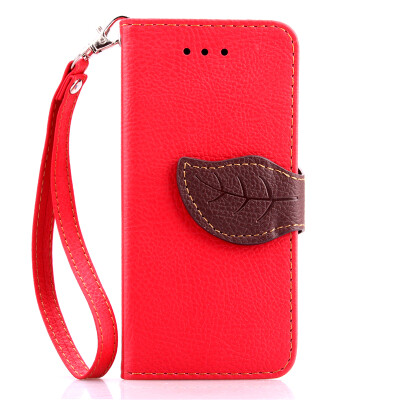 

Red Design PU Leather Flip Cover Wallet Card Holder Case for Apple iPhone 5G/5C/5S