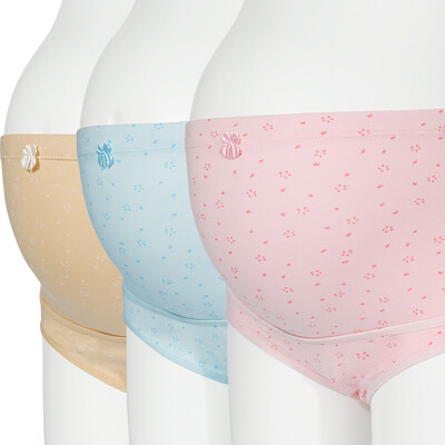 

Pregnant women pregnant women underwear high waist toe pants can adjust the floral pregnant women underwear TY2998 three loaded XL