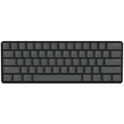 

ikbc new poker2 Type-C 61 key mini mechanical keyboard PBT keycap original Cherry shaft black tea