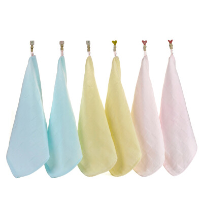 

【Jingdong Supermarket】 Bamboo Kam Towel Home Textiles Bamboo Fiber Pure Silk Satin Baby to Jane Small Fender 10 Pack / Yellow / Blue / Green / Purple 25g / Article 26 × 28cm