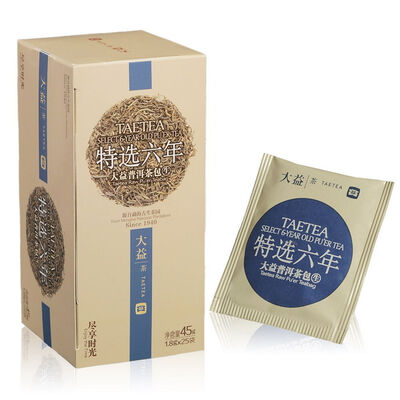 

Dayi Taetea Premium Selected 6-Year Old Vintage Puer Tea Pu-erh Teabag Raw