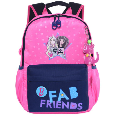 

Barbie children bag fashion light casual bag backpack second grade primary schoolboy bag BL0272B treasure blue