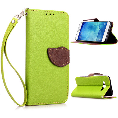 

Green Design PU Leather Flip Cover Wallet Card Holder Case for Samsung Galaxy A8/A8000