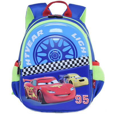 

Disney Car Disney Детская сумка Портативный мультфильм Детские плечи Рюкзак Детский сад Дошкольная сумка RB0075A Цвет Синий