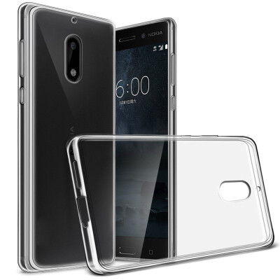 

KOOLIFE Nokia 6 mobile phone case transparent protective cover / shell silicone drop shell for Nokia 6 (Nokia6