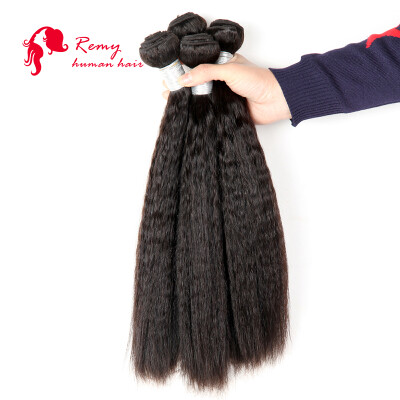 

4 Bundle Peruvian Virgin Hair Peruvian Kinky Straight Human Hair Bundles 8AUnprocessed Peruvian Hair Weave Bundles can be permed