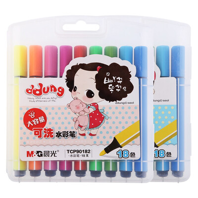

Dawn (M & G) TCP90182 Зимний клуб Мультфильм Треугольник Акварельная ручка 18 Цвет / коробка Исходящие Цвет Случайные