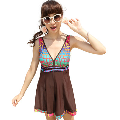 

QIHAI 84155-8 Women's One Pieces Swimsuits Slim Swimwear