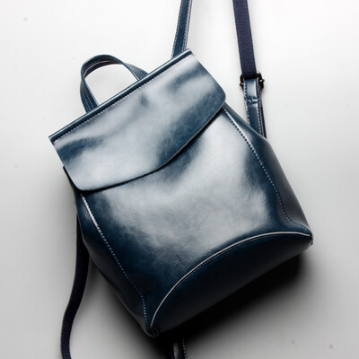 

Dirirab backpack shoulder bag female leather new cowhide shoulder diagonal cross multi-purpose bag travel female bag