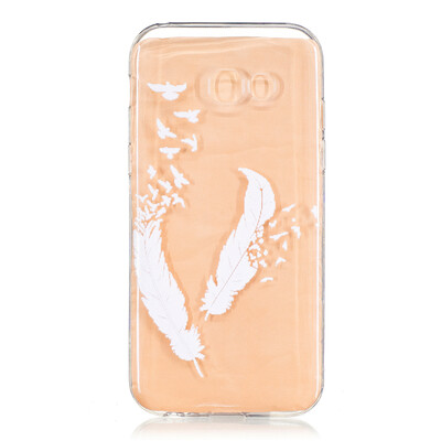 

Feather Dress girl Pattern Soft Thin TPU Rubber Silicone Gel Case Cover for SAMSUNG Galaxy A5 2017A520