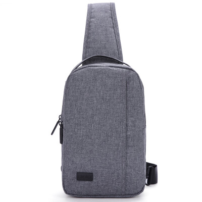 

Jingdong Supermarket] Tianyi TINYAT chest bag men's leisure sports bag Messenger bag trend small backpack running pockets middle school student bag male bag shoulder bag T608 white gray