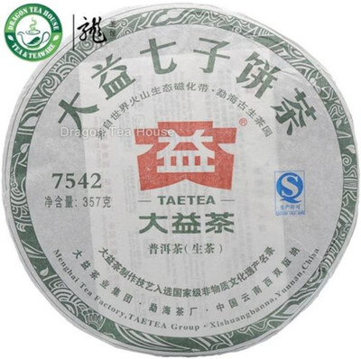 

Мэнхай Dayi 7542 Чи Цзе Beeng Пуэр 2012 Сырье 357g