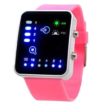 

MyMei 2016 New LED Watch Water Resistant Rubber Strap LED Lamp Display Digital