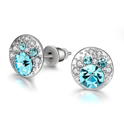 

E047 Nickle Free Real Gold Plated Fashion Antiallergic Earrings For Women Jewelry