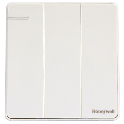 

Honeywell Honeywell switch socket panel three open single control switch elegant series white