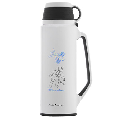 

Travelers RUNSIER X4 Sports Kettle 2L Portable Outdoor Travel Outcourt Elastic Handle Mountaineering Pot White