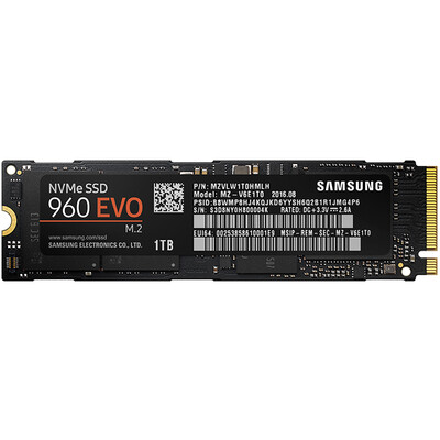 

SSD накопитель SAMSUNG 960 EVO M.2 NVMe
