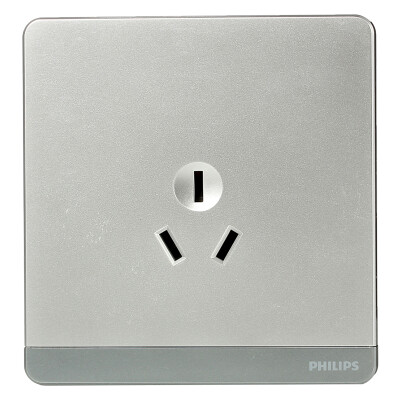 

Philips PHILIPS switch socket Feiyu series 16A three hole air conditioning socket texture silver