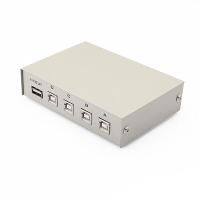 

Rui Fu REVOFREE CY-U401 USB printer sharing four into a USB switch multi-computer shared printer manual free drive 4