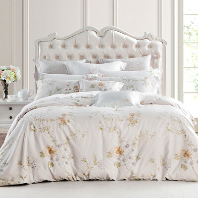 

Вкус постельного белья Домашний текстиль Twill Twill Prints Four Comfort Sets Постельное белье Шифон Белый 1,8 м Кровать 220 * 240 см