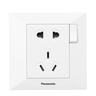 

Panasonic Panasonic 86-type switch socket 10A five-hole with switch socket Jane still series WMW622 elegant white