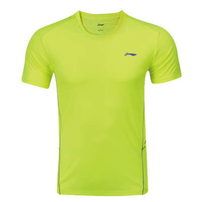 

Li Ning LI-NING AHSL375-1 Badminton Men&39s Culture Shirt Fluorescent Green