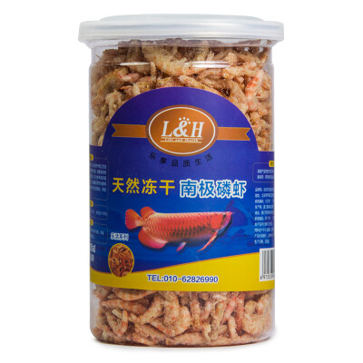 

L & H-Lok fish food fish food Antarctic krill macro fish map ornamental blood parrot fish food feed Antarctic krill 660ml