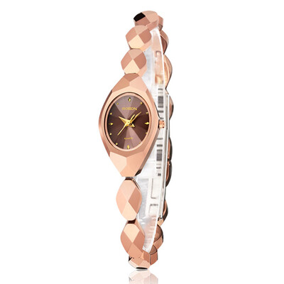 

Lausanne (ROSDN) watch fashion tungsten steel bracelet quartz watch brown L1201TS-CC