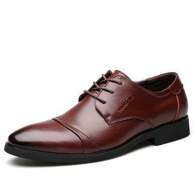 

Yi Chi EGCHI dress shoes men s business casual fashion wear - resistant shoes male 3665 black 38