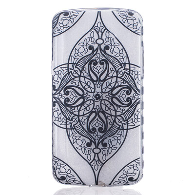 

Black love Pattern Soft Thin TPU Rubber Silicone Gel Case Cover for LG K5