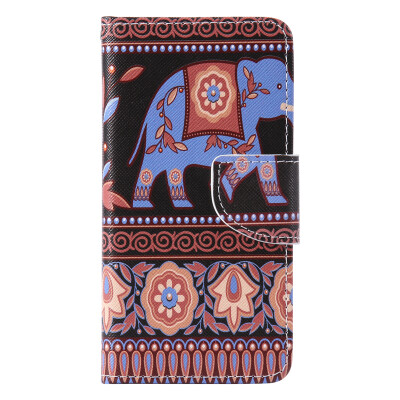 

Brown elephant Design PU Leather Flip Cover Wallet Card Holder Case for SAMSUNG A310 A32016