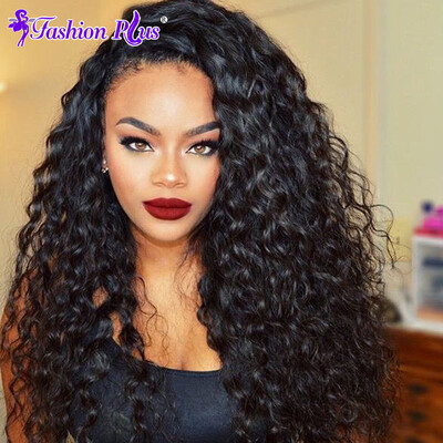 

Fashion Plus Brazilian Virgin Hair with Closure Deep Wave 3pcs with Closure Lace Frontal Closure with Bundles Human Hair Bundles