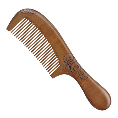 

Jingdong Supermarket Yu Mei Ren Taomu comb the whole wood double-sided carving Valentine&39s Day gift to send his girlfriend to send his family birthday gift Shaohua