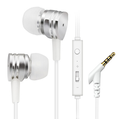 

YueGuangBaoHe flat wire deep bass Stereo In-ear earbuds call/sports earphone