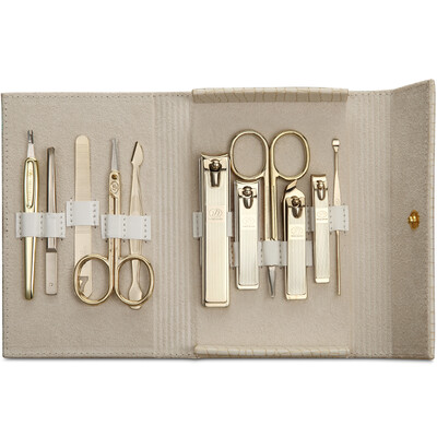 

777 Nail Knife Set Nail Claw Clamp Personal Care Repair Set 11шт Set TS-1537G Beige