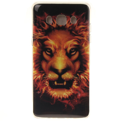 

Flame Lion Pattern Soft Thin TPU Rubber Silicone Gel Case Cover for SAMSUNG GALAXY A5 2016/A510