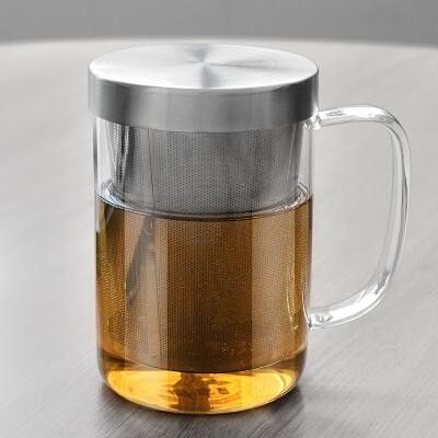 

【Jingdong Supermarket】 Ya set glass intuitive cup bubble cup stainless steel liner filter cup