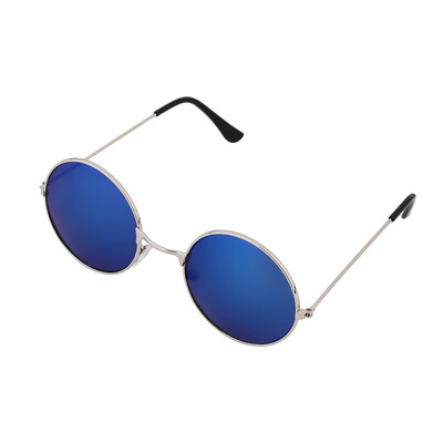 

Women Men Good Quality Colorful Mirror lens Round Glasses Sunglasses Vintage
