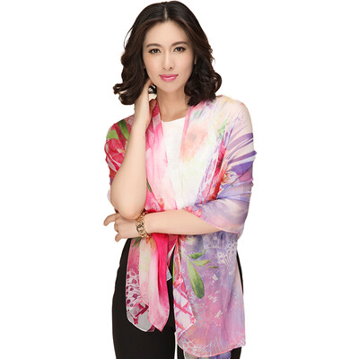 

Shanghai stock STORY Of SHANGHAI silk scarves autumn&winter silk silk scarves shawls flowers