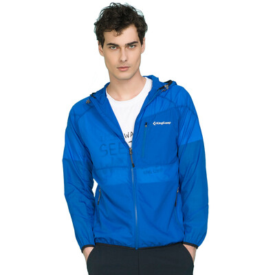 

Kelly (KingCamp) sun clothes men couple models skin clothing sports windbreaker thin breathable sunscreen KWPG141 carbon gray XL