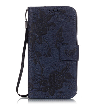 

Dark Blue Style PU Leather Flip Cover Wallet Card Holder Case for HUAWEI Y625